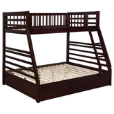 Orleans Furniture - Coaster - Ashton 2-drawer Wood Twin Over Full Bunk Bed Cappuccino - 460184